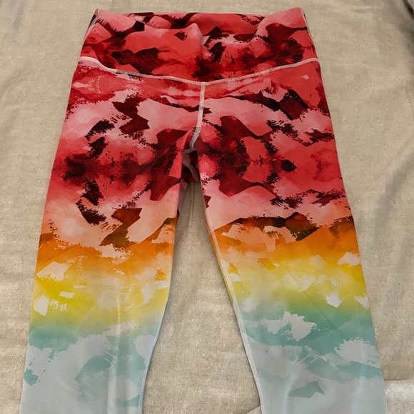 fabletics rainbow leggings